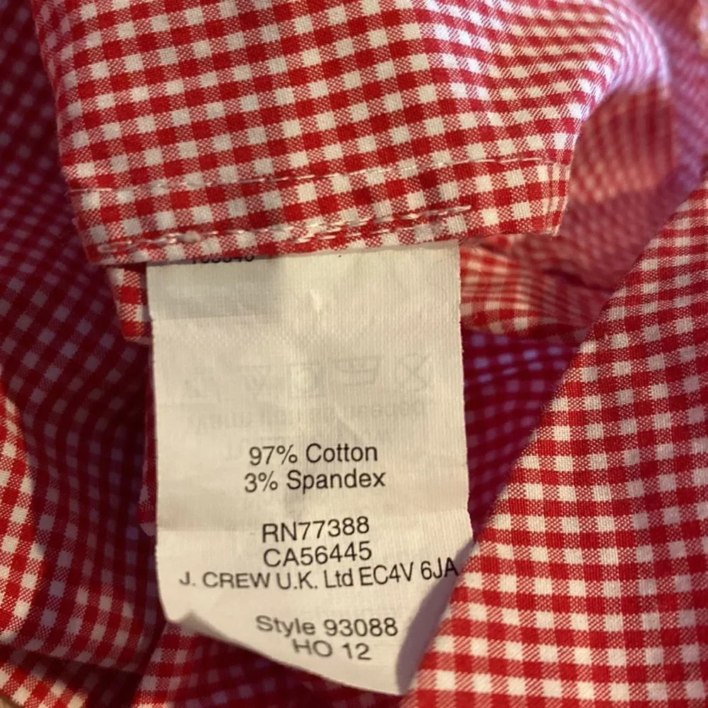 J Crew Stretch Perfect Small Button Down Shirt Lo… - image 6